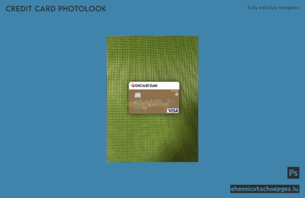 Deutschland UniCredit Bank VISA Kreditkarte Fotolook-Beispielvorschau